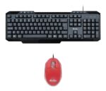 Teclado Tradicional Pc Usb Español 106 Teclas + Mouse Optico Negro