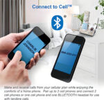 Teléfono Inalámbrico Triple At&t Dl72319 Bluetooth Con Contestador Blanco - Image 5