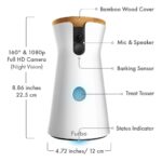 Camara Para Perros Wifi 1080p Nocturna Lanza Comida Altavoz Blanco - Image 2