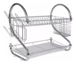 Secaplatos Metalico 2 Pisos Reforzado Cromado Diseño Premium - Image 2