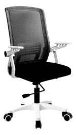 Sillon Silla Computacion Ejecutivo Respaldo + Firme Premium Ultimo Modelo Blanco Tela/mesh