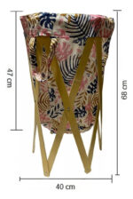 Cesto Canasto Guarda Ropa Sucia 71x46 Laundry Premium Madera - Image 2