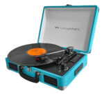 Tocadiscos Winco W406 Vinilo Wincofon Color Celeste
