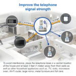 Teléfono Inalámbrico Triple At&t Dl72319 Bluetooth Con Contestador Blanco - Image 6