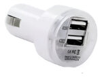 Cargador De Auto 12v 2 Entradas Usb Calidad Premium