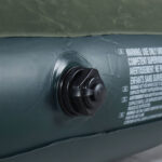 Colchón Inflable Klimber 1 Plaza Verde Con Almohada E Inflador Manual - Image 9