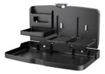 Bandeja Plegable Multiproposito Auto Asiento Posavasos 10kg Negro
