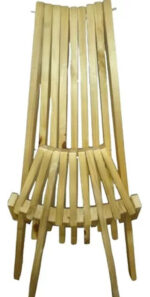 Silla Madera De Álamo Resistente Plegable Calidad Premium