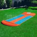 Deslizador De Agua Bestway 52329 3 Carriles Inflable Rojo Y Celeste - Image 4