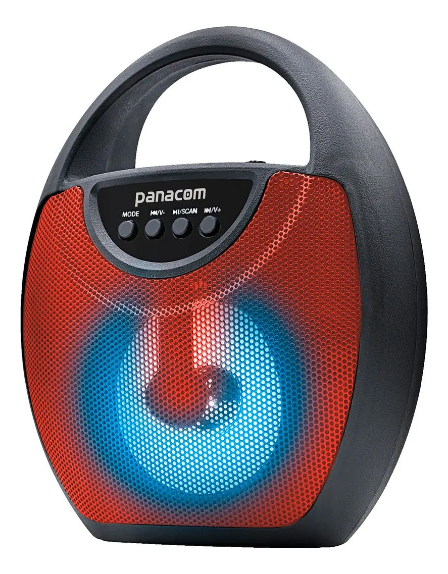 D_NQ_NP_672439-MLA83677406095_042025-F.jpg Parlante Portatil Bluetooth Panacom Auxiliar Usb Recargable Negro - Image 1