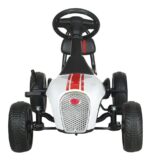 Karting Coche Infantil Auto A Pedal Modelo Retro Ult Diseño Blanco - Image 5