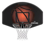 Aro Basquet Spalding Tablero Metalico Con Red Original Negro