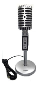 Microfono Para Pc De Pie + Metros Plug And Play 3.5 Ramos Plateado - Image 2