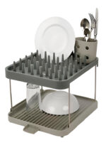 Secador Escurridor De Vajillas Joseph Duo Compacto 2 Niveles Color Gris - Image 2