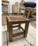 Set X2 Bancos Pequeños Hilo Kraft Chico Madera Premium - Image 3