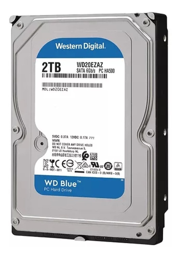 D_NQ_NP_679325-MLA54915256387_042023-F.jpg Disco Rigido 2tb Blue Wd Western Digital 64mb Sata3 En Ramos Azul - Image 1