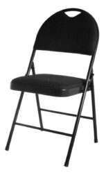 Silla Plegable Metalican Diseño Elegante Con Detalle Negro Lisa - Image 4