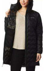 Campera Columbia Delta Ridge Long Down Jacket Premium Negro 32 - Image 2