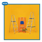 Escalera 5 Escalones Aluminio 1.08 Mts Mor Color Aluminio - Image 9