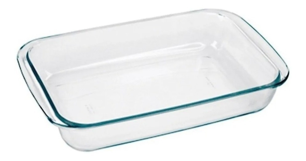 D_NQ_NP_684551-MLA45580864980_042021-F.jpg Asadera Fuente De Horno Rectangular Vidrio Gran Capacidad Transparente - Image 1