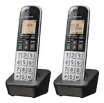 Telefono Inalambrico Panasonic Intercomunicador Duo Altavoz Negro