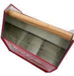 Porta Cubiertos Coca Cola Metal Original 4 Divisiones Manija - Image 6