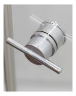 Cabina De Ducha Curva Sensi D'acqua Vidrio Templado 6mm 200x80cm Transparente Blanco - Image 4