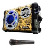 Parlante Panacom Bluetooth Portatil + Microfono Inalambrico Ultimo Modelo