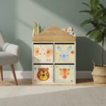 Mueble Biblioteca Casita Infantil Diseño Calidad Premium