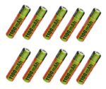 Set De 10 Pilas Aaa Pila Noganet Recargables Capacidad 1100
