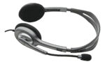 Auriculares Con Micrófono Logitech H111 981-000612 Oficina Ajustable Color Gris - Image 3