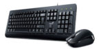 Combo Mouse+ Teclado Genius Km-160 Usb Oficina Silencioso Negro Negro