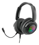 Auriculares Inalámbricos Gamer Dynacom Bluetooth Rgb Ps5 Xbox Pc Vincha Negro - Image 2