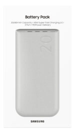 Cargador Power Bank Samsung | Potencia 45w | 20.000 Mah | Color Beige | Carga Súper Rápida 2.0 - Image 5