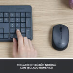 Kit Teclado Y Mouse Inalambrico Mk235 Logitech Color Grafito Negro - Image 6