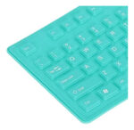 Teclado Flexible Impermeable Usb Español Pc Windows Lavable - Image 4
