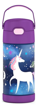Botella Thermos Kids Compacto Diseño Divertido Con Bombilla