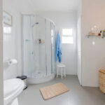 Cabina De Ducha Curva Sensi D'acqua Vidrio Templado 6mm 200x80cm Transparente Blanco - Image 2