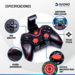 Joystick Suono Mando De Juego Gamepad Inalambrico Bt Wireles Color Negro - Image 5