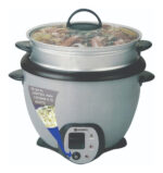 Arrocera Eléctrica Winco 1.8l Antiadherente Con Vaporera 60 Mhz