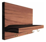 Porta Llave Organizador De Pared Llavero Calidad Premium Color Marrón - Image 2