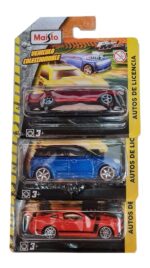 Set X 3 Autitos De Juguete Metalicos Diseños Variados Ramos Variados - Image 2