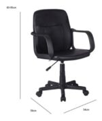 Sillon Silla De Computacion Ejecutivo Respaldo Bajo Premium - Image 4