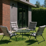 Set De Mesa + 4 Sillas Plegables Exterior Interior Diseño - Image 16