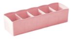 Organizador Medias 5 Divisiones Ropa Interior Cajon Plastico