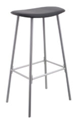 Banqueta Desayunador Negro Just Home Collection Barra Taburete Moderno - Image 2