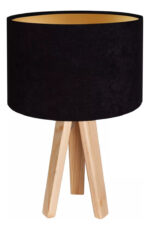 Set X 2 Lampara De Mesa Pantalla Tela 60w E27 Velador Ramos - Image 2