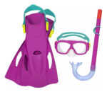 Kit Buceo Snorkel Adultos Bestway Piezas Antiparras Playa - Image 3