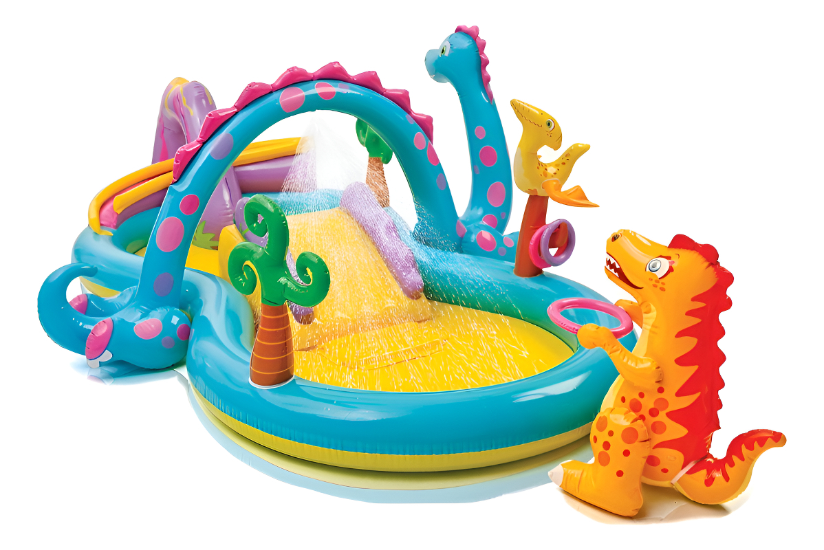 D_NQ_NP_709124-MLA98551023447_112025-F.jpg Pileta Inflable Dinoland Playcenter Infantilx 280 Lts Intex Azul - Image 1
