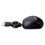 Mini Mouse Genius Micro Traveler V2 Cable Retractil Notebook Color Negro - Image 2